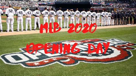 Opening Day Of Mlb 2020